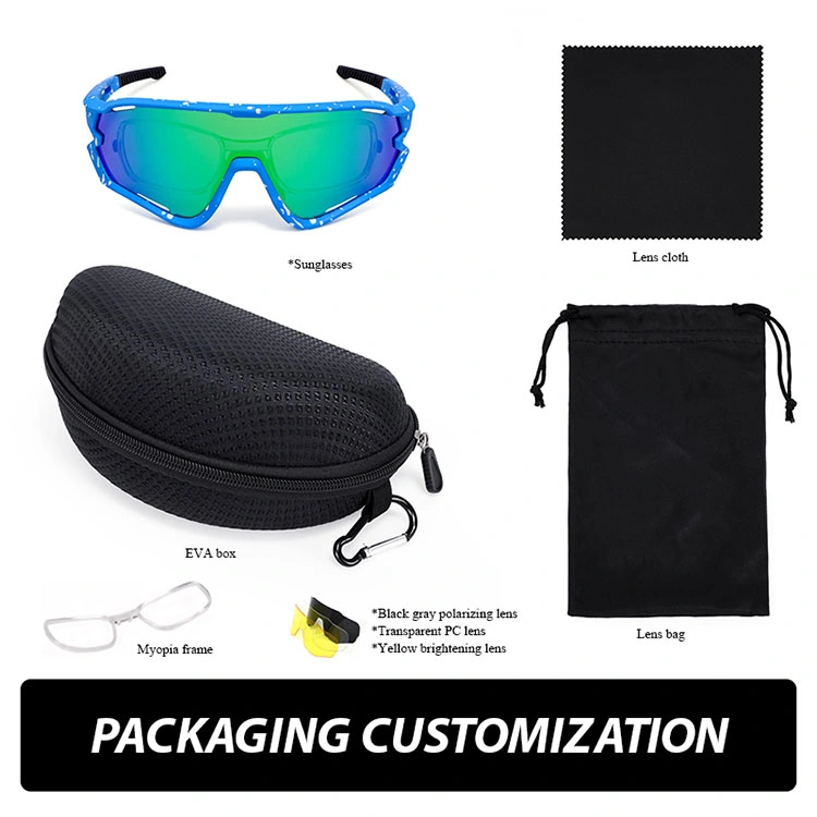 Best Men&prime;s Polarized Cycling Sunglasses with Interchangeable Lenses