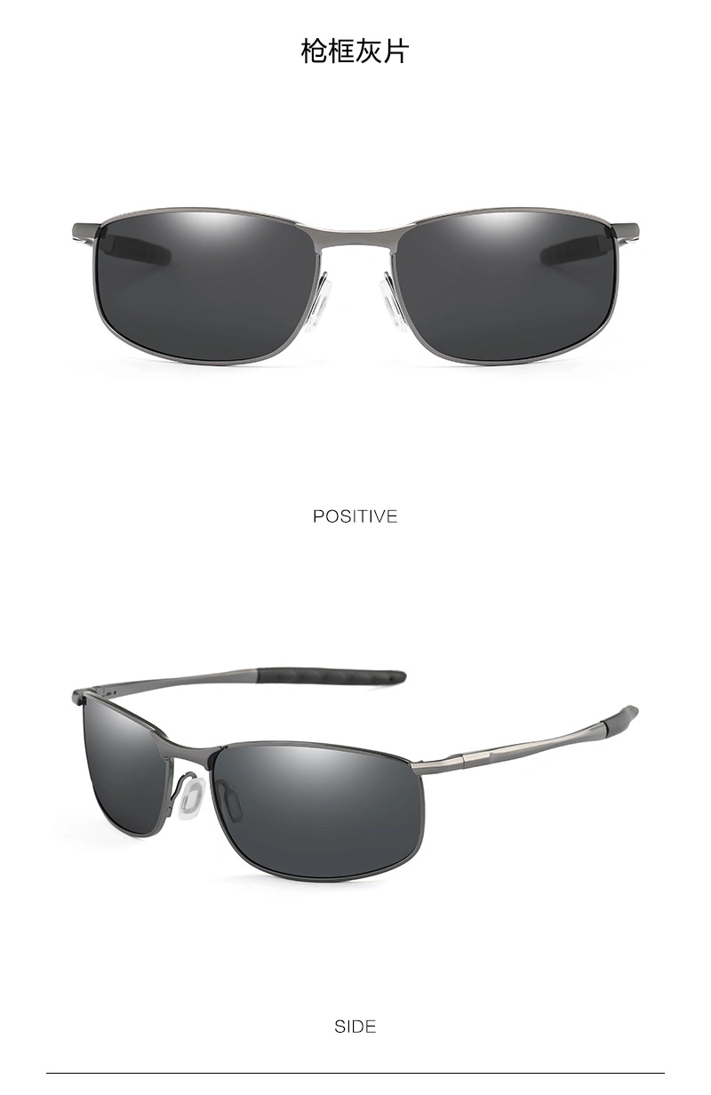 Designer Spring Hinge Alloy Frame Sports Cycling UV400 Photochromic Polarized Sunglasses