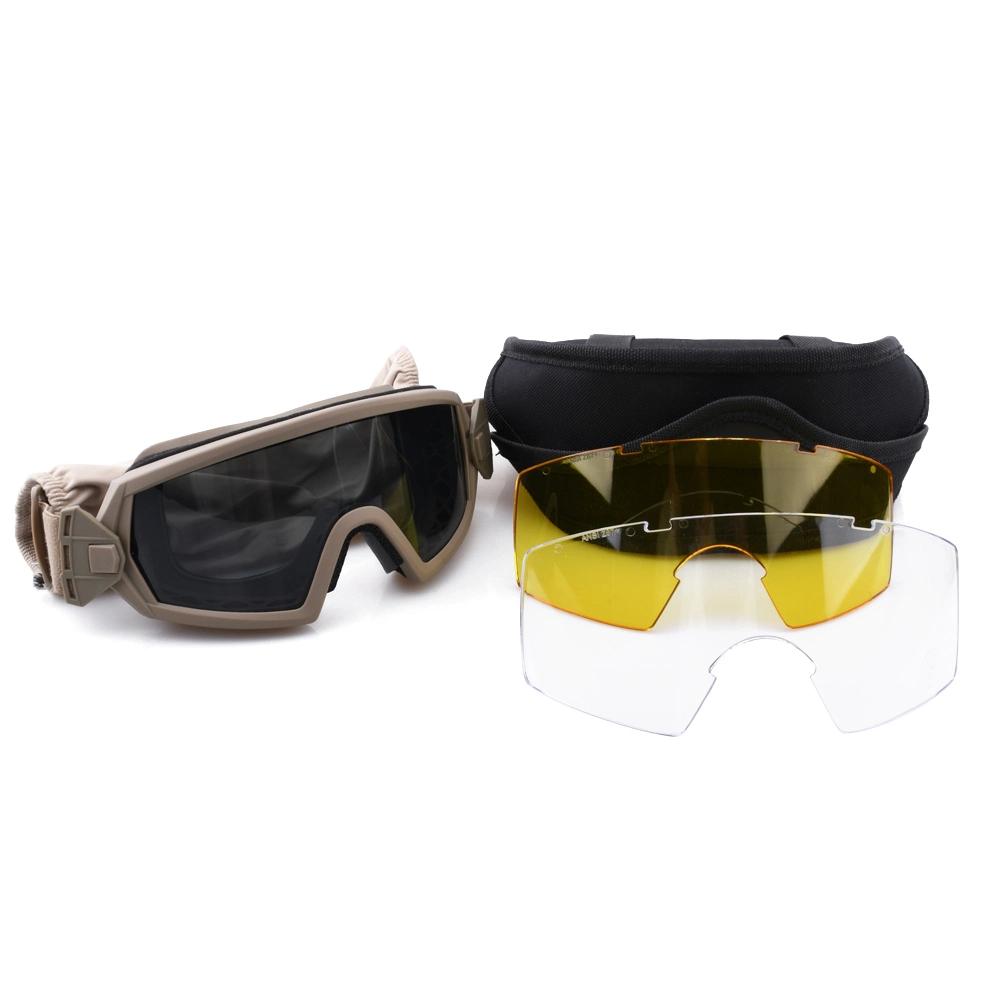 Hot Selling UV Protection Outdoor Shooting Sport Sunglasses Windproof Tactical Goggles Ballistic Glasses