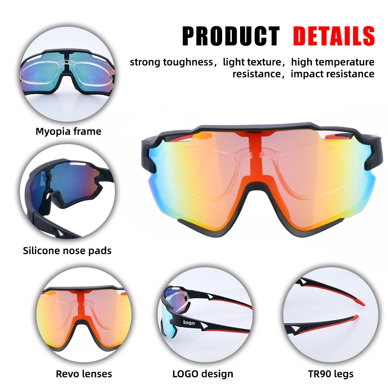 Outdoor Sports Photochromic UV400 Fashion Glasses Cycling Sport Sunglasses Bike Gafas Ciclismo Al Aire Libre