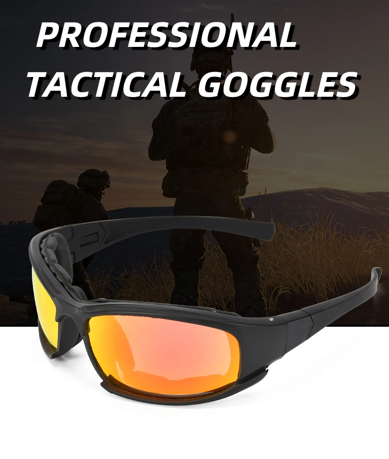 Custom Logo Tactical Glasses Wholesale Goggles Outdoor Shooting Goggles Men Z87 Sports Glasses