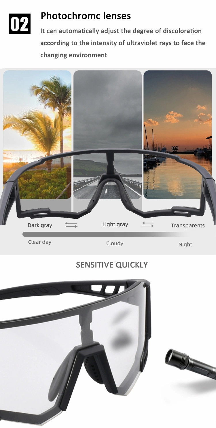 Best Cheap Mirrored Lens Mountain Road Bike Glasses Anti Wind Sport Cycling Sunglasses