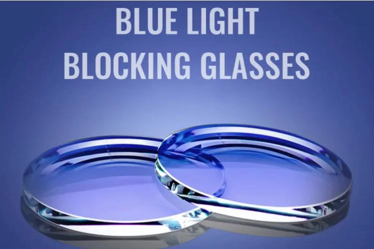 Wdo Lens Stock 1.56 Blue Light Cut Blue Green Coating UV420 Plastic Hmc Shmc Optical Lens