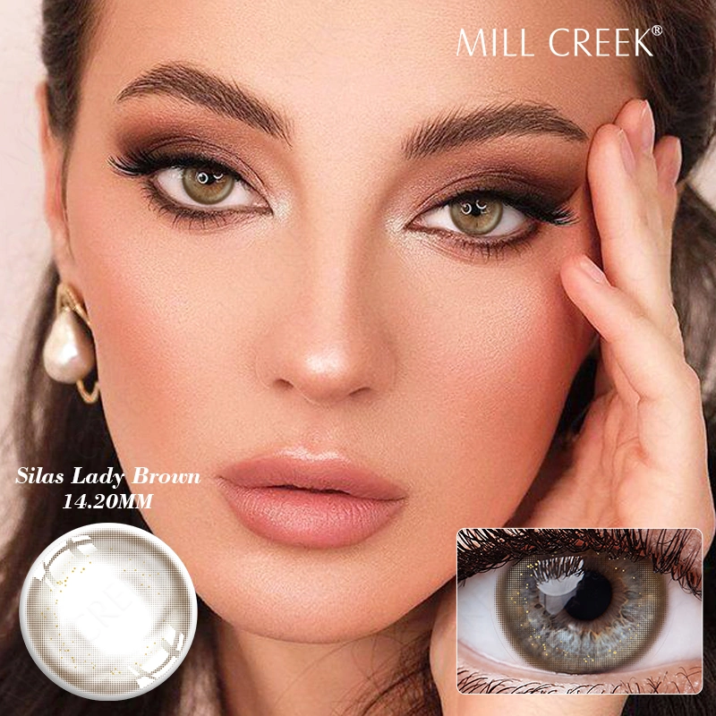 Eye Lens Color Contact Natural Brown Colored Contacts Two Color Contacts Non Prescription