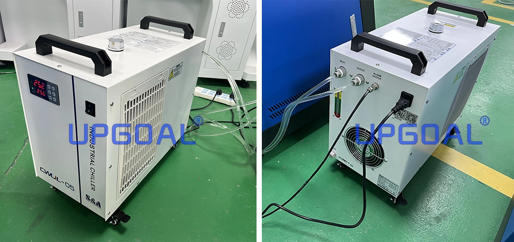 Flying 5W Automatic CCD Vision Camera UV Laser Marking Machine with Conveyor Belt