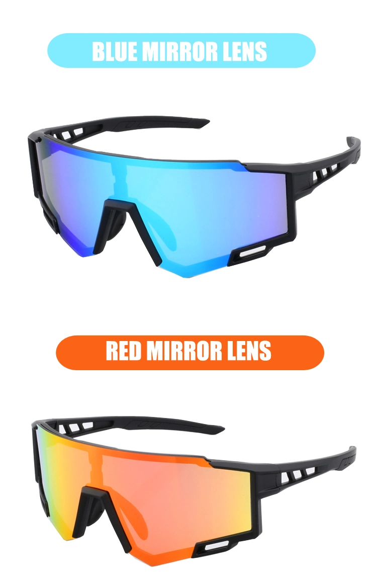 Free Sample 3 Sets of Lens Uy076 Outdoor Photochromic Cycling Sunglasses Sports Polarized