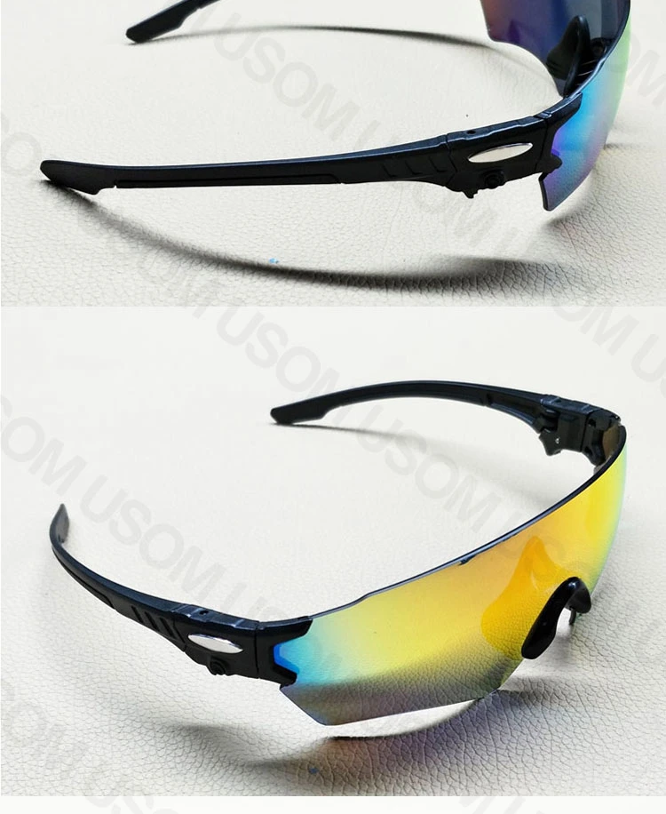 Windproof Sunglasses Large Frame Fashion Cycling Sports Sunglasses Mountain Bike Sports Glasses