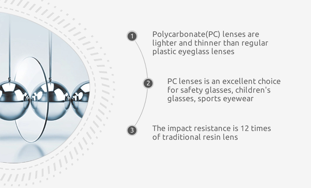 1.591 PC Polycarbonate Eyeglasses Lenses Photochromic Cr39 Finished Single Vision Optical Lens