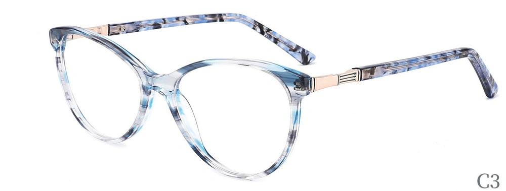 Mix Color Square Unisex Optical Eyeglasses with Customised Logo Fashion Acetate Frame Eyeweares