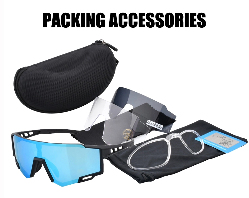 Best Cheap Mirrored Lens Mountain Road Bike Glasses Anti Wind Sport Cycling Sunglasses