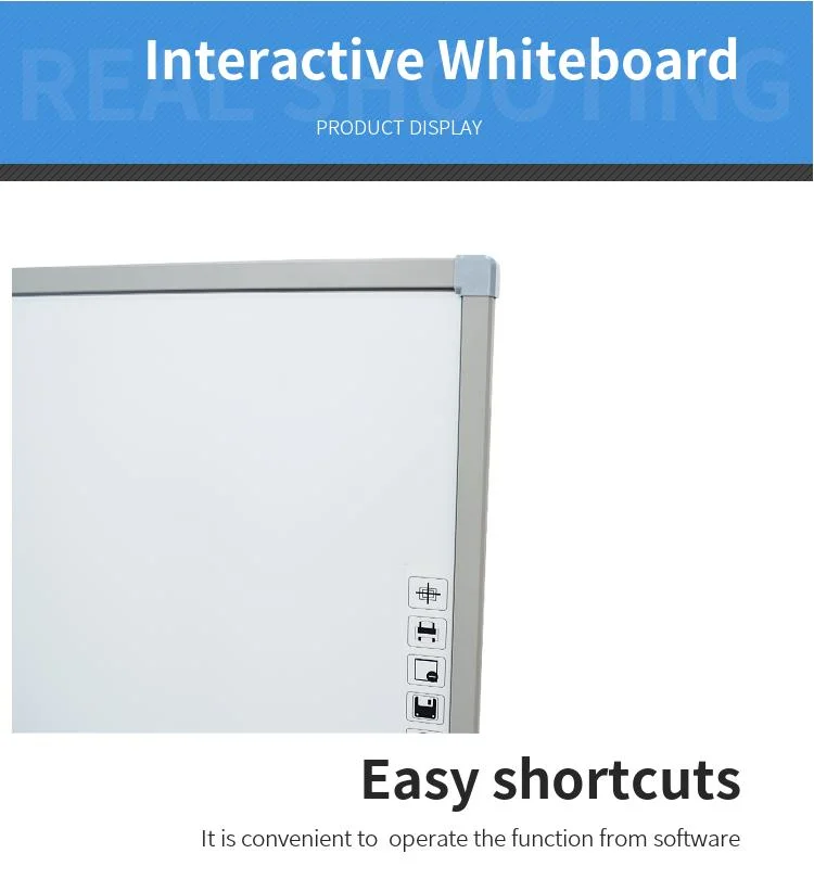 Iwb IR 20 Points Touch 80-120 Inch Smart Electronic Digital Vision Touch Interactive Whiteboard