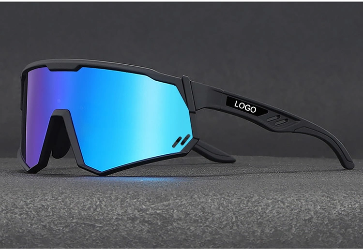 Wholesale Custom Fashion UV400 Men Polarized Sport Sunglasses for Bicycle Fishing Baseball Cycling Hy735