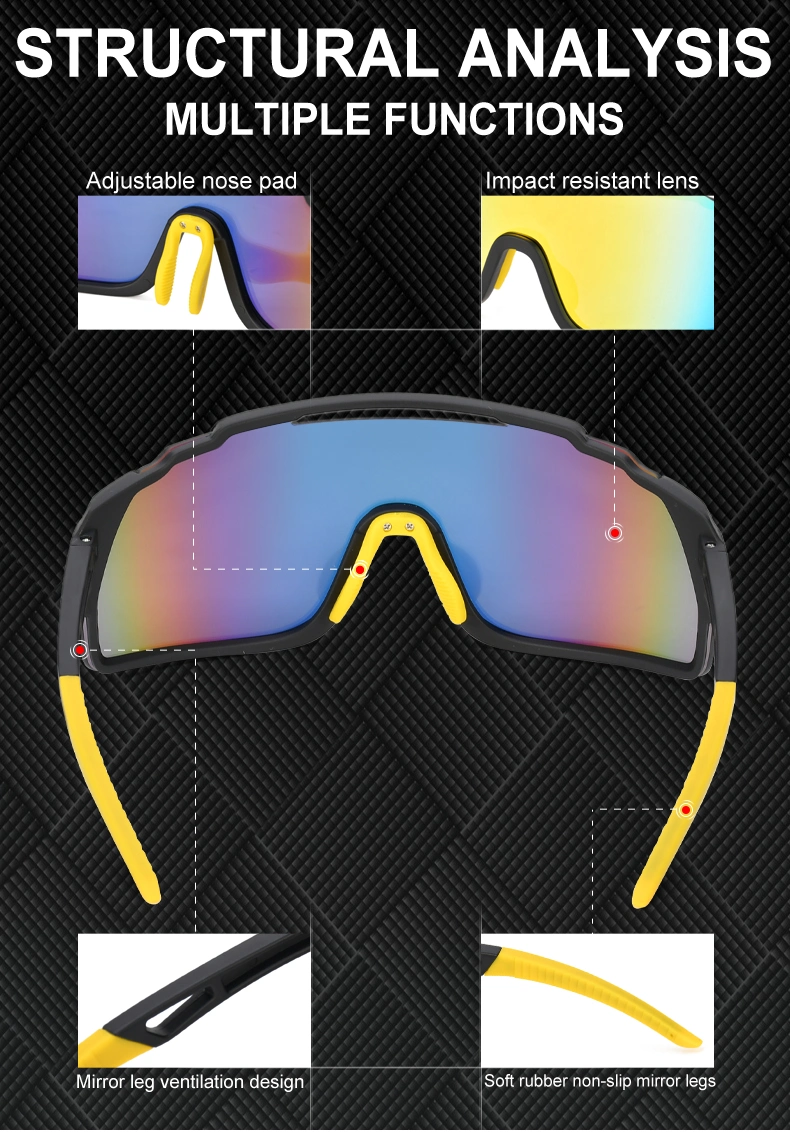 Men &amp; Women&prime;s Unbreakable Cycling Sports Glasses Fishing Golfing Polarized UV 400 Protection Sunglasses
