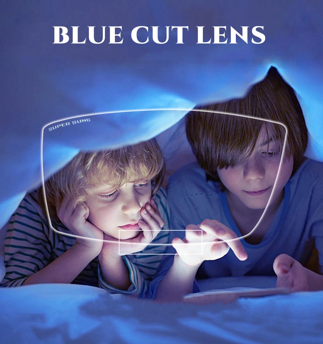 Blue Light Eyeglass Lens 1.56 Flat Top Bifocal Hmc Blue Cut Lens Optical Eyewear Lenses
