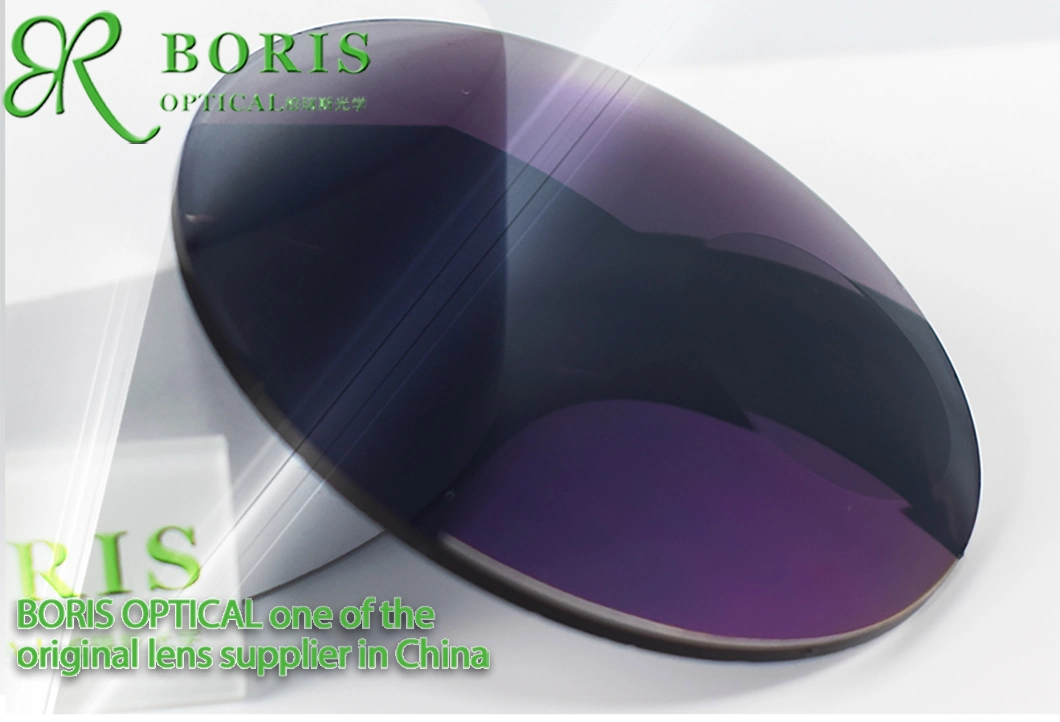 1.56 Bifocal Round Top Photo Grey Hmc Optical Lenses