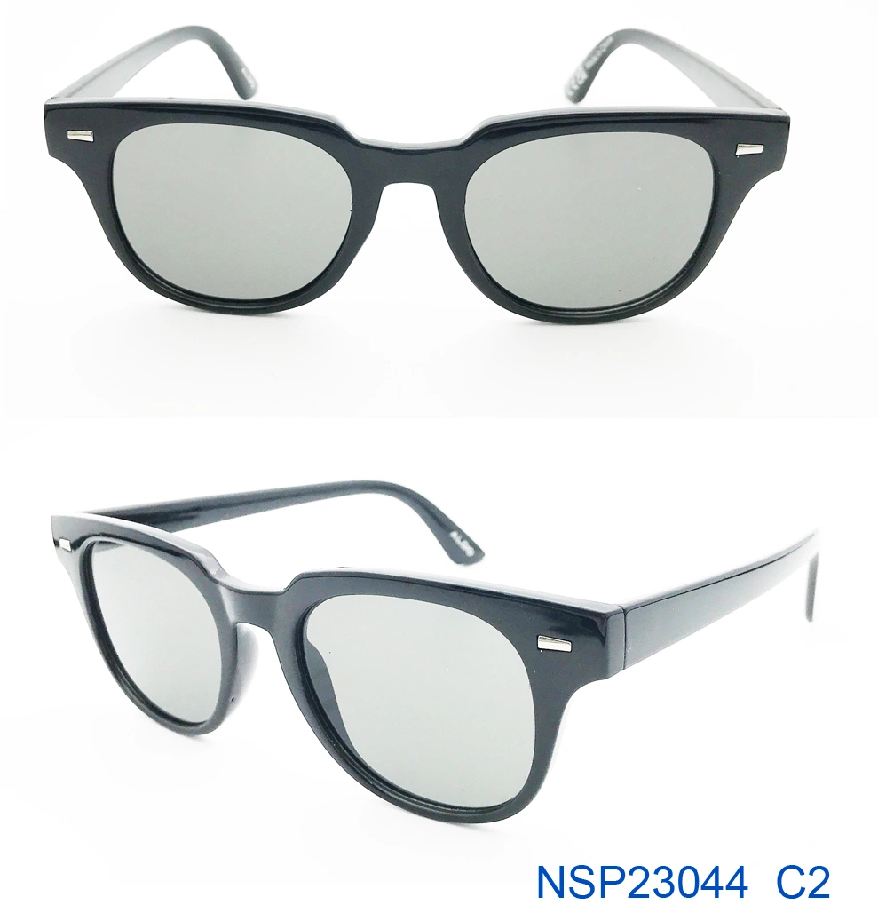 2024 New PC Men Cat Eye Blue Lens Sunglasses