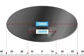 Optical Lens Photochromic Adaptive Lenses Flat Top FT-28 1.56 Index