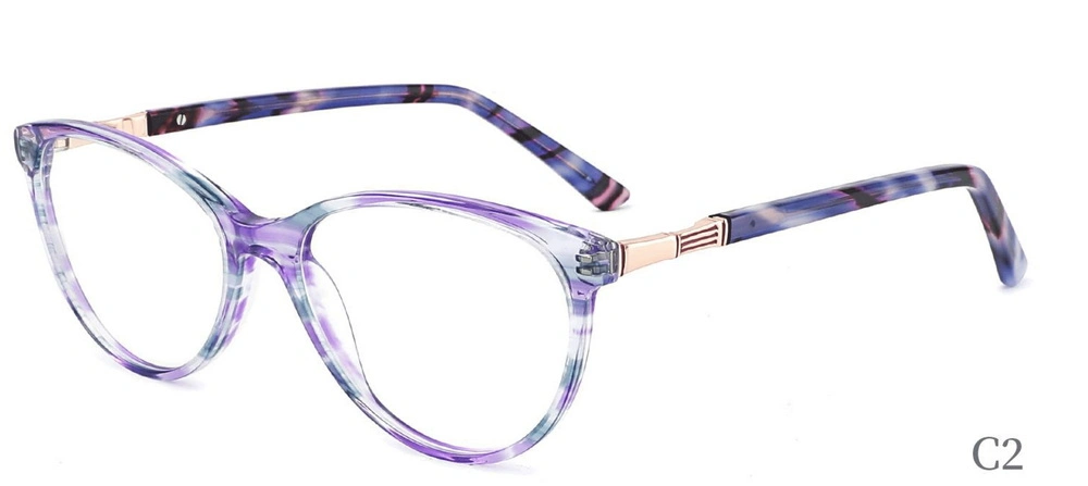 Mix Color Square Unisex Optical Eyeglasses with Customised Logo Fashion Acetate Frame Eyeweares