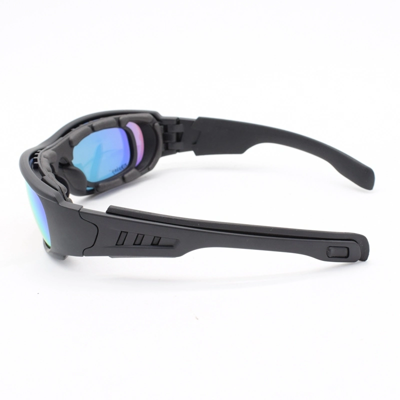 C6 Polarized Glasses CS Tactical Motorcycle Hunting Shooting Bullet-Proof Tactical Glasses with 4 Lens