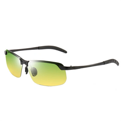 Moda Gafas de sol Gafas de sol Gafas de sombra Rimless Mens