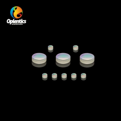  El fluoruro de calcio UV/CaF2 Uncoated Plano-Convex espectrofotómetro ultravioleta lentes para