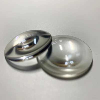 Sílice fundida óptico/K9/imágenes por infrarrojos de borosilicato de vidrio convexo asférico colimador Lentes para Visión Nocturna