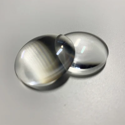 Sílice fundida óptico/K9/imágenes por infrarrojos de borosilicato de vidrio convexo asférico colimador Lentes para Visión Nocturna