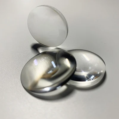 Sílice fundida óptico/K9/imágenes por infrarrojos de borosilicato de vidrio convexo asférico colimador Lentes para Visión Nocturna