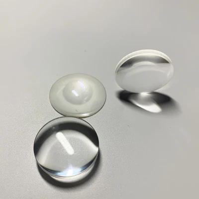 Sílice fundida óptico/K9/imágenes por infrarrojos de borosilicato de vidrio convexo asférico colimador Lentes para Visión Nocturna