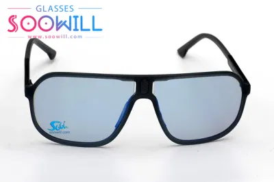 Gafas de sol de alta calidad para los hombres de PC de marca gafas de sol de marco de los hombres polarizada fotocromática gafas de sol Gafas de mujer