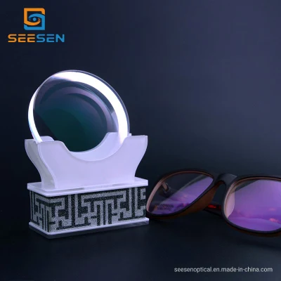 Sf Photogray/marrón 1.56 óptica lentes de anteojos recetados lentes fotocromáticos