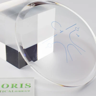  1.59 alto índice de PC de lentes progresivas lentes ópticas EMI HMC