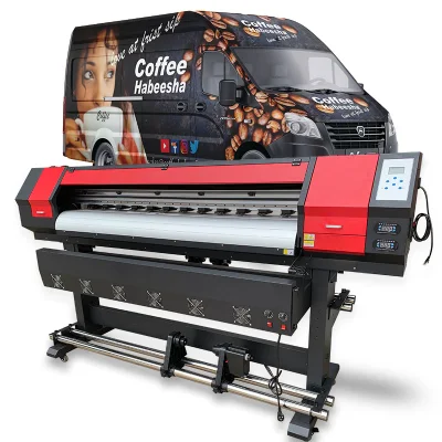  Impresora digital de gran formato de cabezal único multicolor para impresión Banners y en lienzo