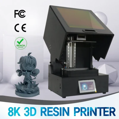 Impresora de resina LCD 8K 3D con pantalla monocromática