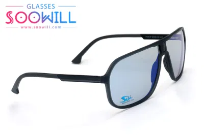 Gafas de sol de alta calidad para los hombres de PC de marca gafas de sol de marco de los hombres polarizada fotocromática gafas de sol Gafas de mujer