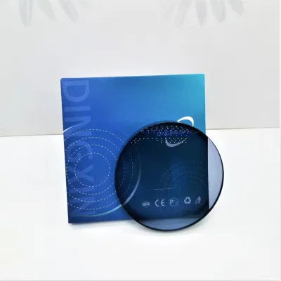 Acabados de fábrica 1,56 Bifocal Flat-Top Corte azul 420 UV HMC EMI Óptica