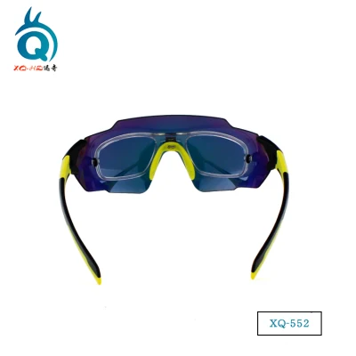 Gafas de sol de bicicleta fotocrómica de moda con gafas de sol deportivas personalizadas