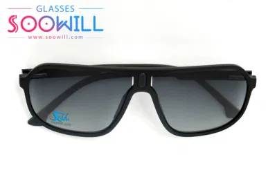 Gafas de sol de alta calidad para los hombres de PC de marca gafas de sol de marco de los hombres polarizada fotocromática gafas de sol Gafas de mujer