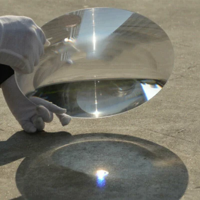  HW-F1000-1 forma redonda Gran Tamaño óptico Fresnel diámetro de lente solar 1100mm lente de Fresnel de energía para cocinar lente de foco PMMA Fresnel
