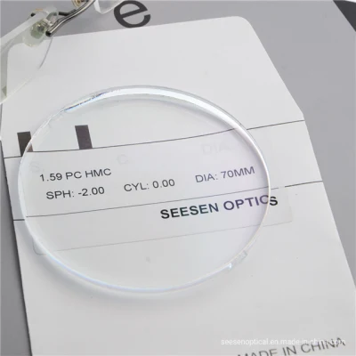 1.59 Revestimiento antirreflectante PC Lentes de policarbonato estándar para los niños