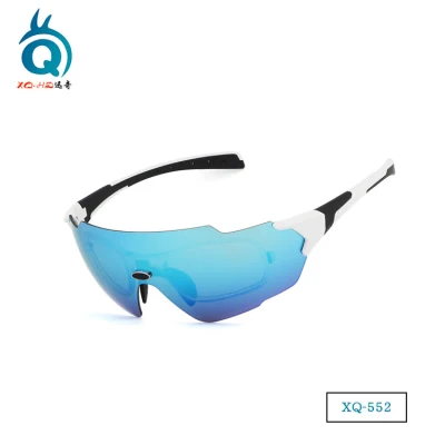 Gafas de sol de bicicleta fotocrómica de moda con gafas de sol deportivas personalizadas
