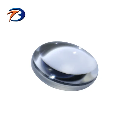 OEM óptica Bk7 el cuarzo cristal de 1 pulgadas de lente biconvexa terminado de doble lente convexa de imágenes con recubrimiento AR