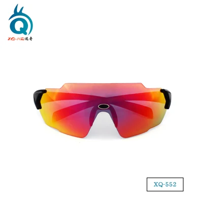 Gafas de sol de bicicleta fotocrómica de moda con gafas de sol deportivas personalizadas