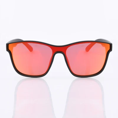 Mayorista OEM armas intercambiables UV400 calidad protectora Tac espejo azul Gafas de sol de pesca polarizadas con policarbonato