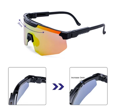 Mayorista Custom Brand Designer UV400 Polarizado gafas de sol deportivas para ciclismo Béisbol de running