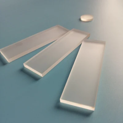 Lente de ventana en blanco de vidrio óptico N-Bk7 / K9 personalizado para máquina de corte por láser