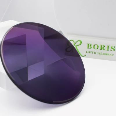  1.56 La parte superior plana Bifocal gris fotocromáticos lentes ópticas de fabricación China