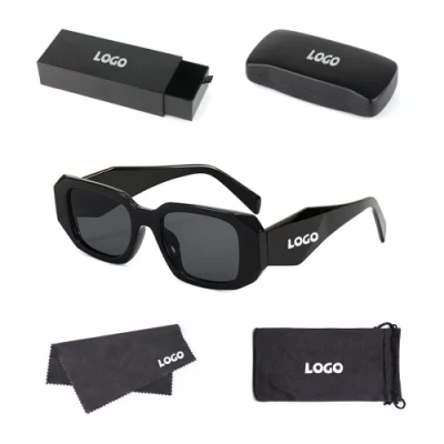  Gafas de sol de diseñador para mujeres al aire libre de alta calidad, de fábrica china nueva y popular en 2023, con estilo retro cuadrado pequeño de moda de lujo y personalidad.