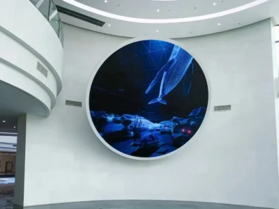 La pequeña pantalla LED para interiores de paso de la pared con alta calidad y ultra amplio ángulo de visualización para exhibiciones comerciales y aplicaciones de Comunicación Digital