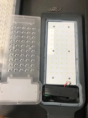 Lente de la luz de la calle de alimentación de la fábrica de aluminio exterior 30W 50W 120W